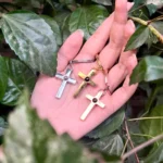 cross bar photo projection keychain