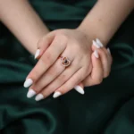 christmas heart photo ring gift