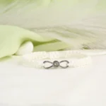sentimental infinity knot photo bracelet