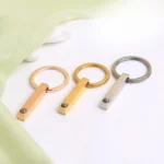 engraved 3d bar photo keychain