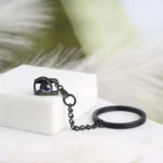 personalized camera photo keychain
