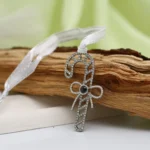 hidden picture candy cane ornament