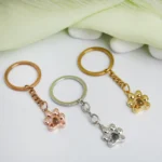 birthday paw photo ornament keychain