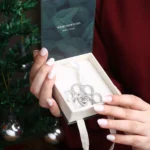 paw photo projection ornament