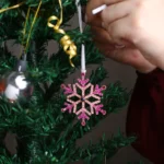 hidden picture snowflake ornament