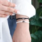 braided rope sparkle photo bracelet