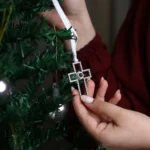 hidden picture cross ornament