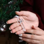 hidden picture cross ornament