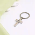 cross bar photo projection keychain
