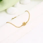 engraved paw print memory bracelet