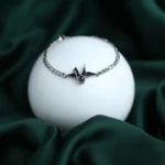 custom origami crane photo bracelet