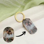 birthday custom photo keychain