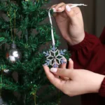hidden picture snowflake ornament
