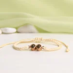 christmas gift duo photo bead bracelet