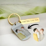personalized uv color keychain