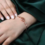 custom eternal heart photo bracelet