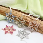 hidden picture snowflake ornament