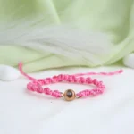 pet memory vine knot bracelet photo inside