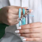 hidden photo pet paw braided bracelet