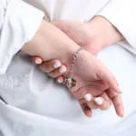 mom gift heart photo printed bracelet