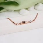 romantic angel heart photo bracelet