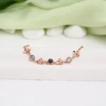 custom hidden clover bracelet