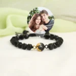 crystal memory photo bracelet