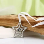 custom silver star ornament picture inside