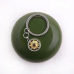 personalized aurora photo keychain