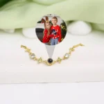 custom hidden clover bracelet