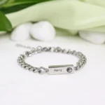 custom bar photo projection bracelet