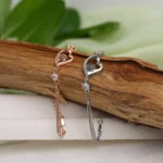 custom eternal heart photo bracelet