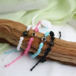 pet memory vine knot bracelet photo inside