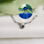 custom paper clip photo bracelet