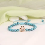 remembrance paw print bead bracelet
