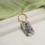 birthday custom photo keychain
