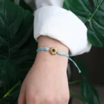 sunflower glow photo bracelet
