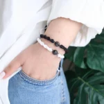 pet memory vine knot bracelet photo inside