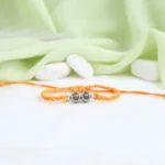 christmas gift duo photo bead bracelet