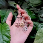 birthday paw photo ornament keychain