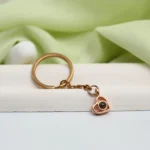 personalized heart photo keychain