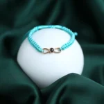 sentimental infinity knot photo bracelet