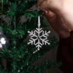 hidden picture snowflake ornament
