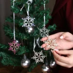 hidden picture snowflake ornament