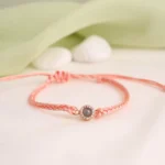 braided rope sparkle photo bracelet