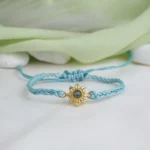 sunflower glow photo bracelet