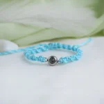 pet memory vine knot bracelet photo inside