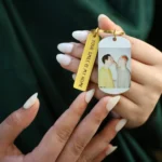 personalized uv color keychain