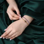 custom hidden crystal photo bracelet