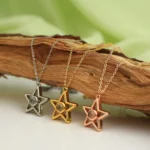 personalized star projection necklace
